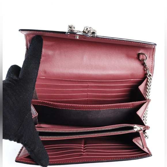 Gucci GG Supreme Bloom Floral Print Dionysus Shoulder Bag - Picture 5 of 5